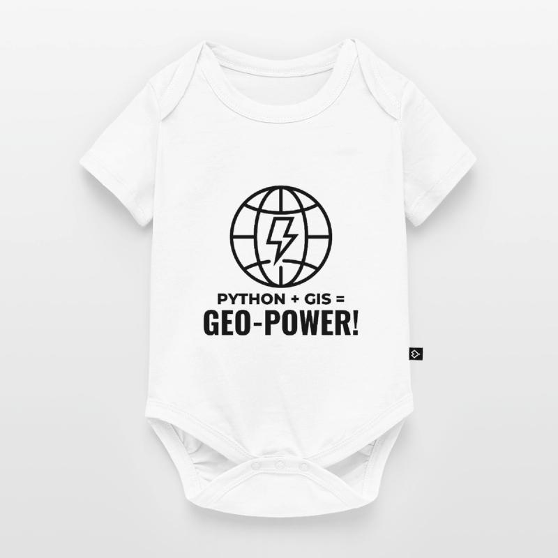 Python SIG Géo-Puissance Programmation Géospatial Body à manches courtes Premium Bébé