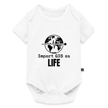 GIS Life Geospatial Mapping Data Analysis - Baby Premium short-sleeve bodysuit - white - Front