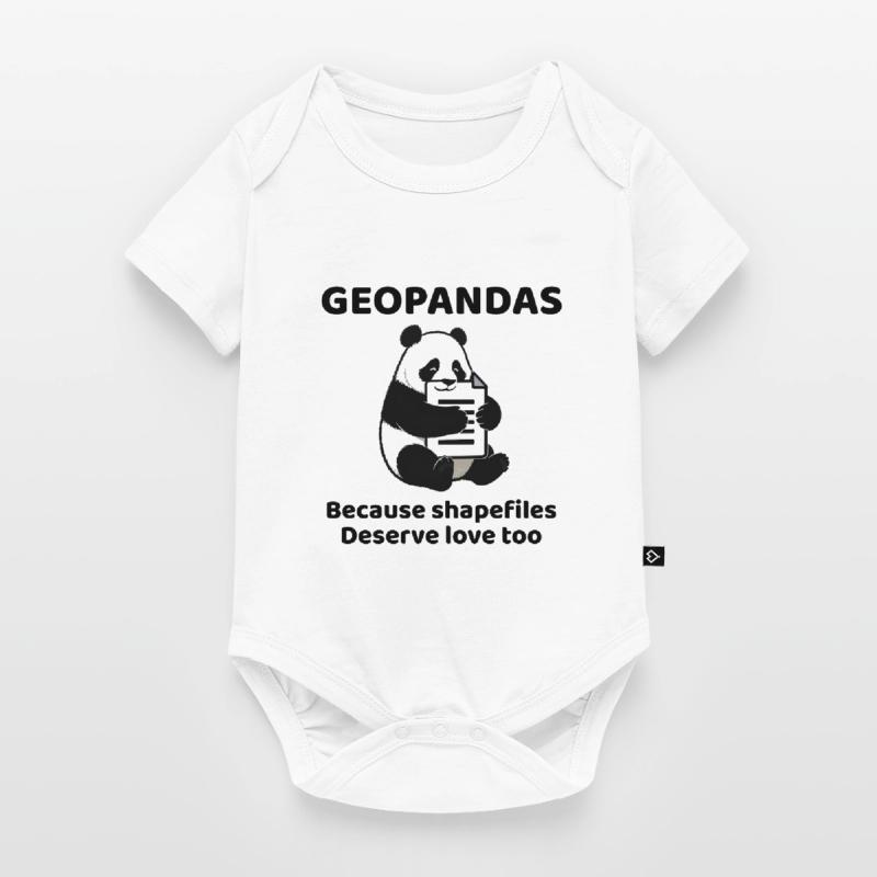 GeoPandas Shapefiles GIS Python Data Love Body à manches courtes Premium Bébé