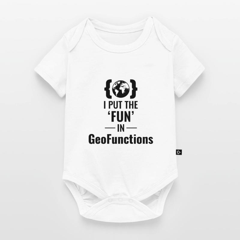 GeoFunctions GIS Programming Developer Fun Baby Premium short-sleeve bodysuit