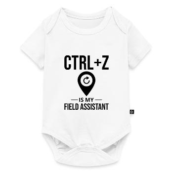 CTRL+Z Field Assistant Modification des données SIG Annuler - Body à manches courtes Premium Bébé - blanc - Devant