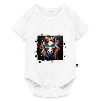 L’amour des chevaux - Body à manches courtes Premium Bébé - blanc - Devant