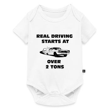 Impala Driften 2 Tonnen - Baby Premium Kurzarmbody - Weiß - Vorne