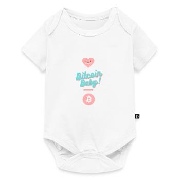 Bitcoin Baby! - Baby Premium Kurzarmbody - Weiß - Vorne