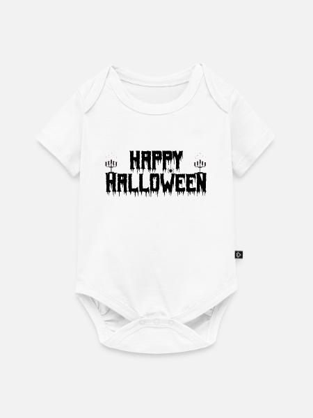 Fröhliches Halloween. Fröhliches Halloween. - Baby Premium Kurzarmbody - Weiß