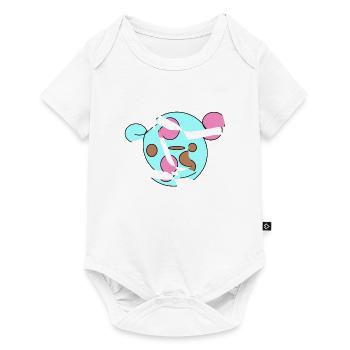 World Bear Curious - Baby Premium short-sleeve bodysuit - white - Front