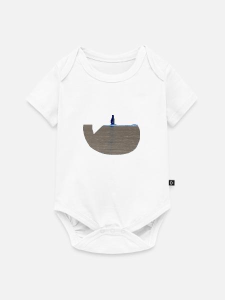 Was_Wal - Baby Premium Kurzarmbody - Weiß