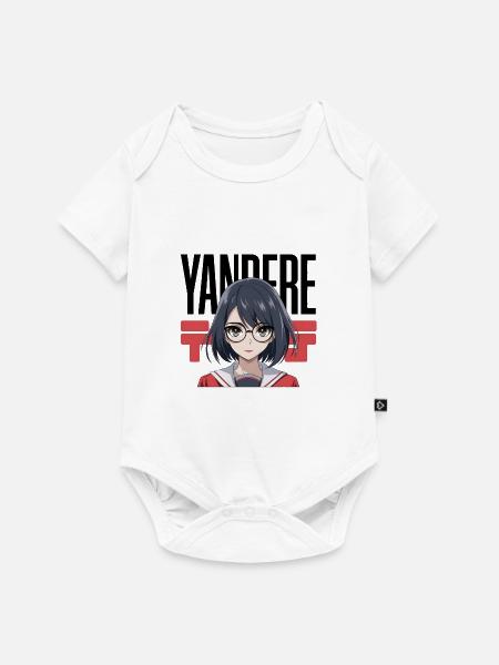 Yandere Simple Woman - Baby Premium Kurzarmbody - Weiß