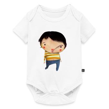 BLAS YELLOW - Baby Premium Kurzarmbody - Weiß - Vorne