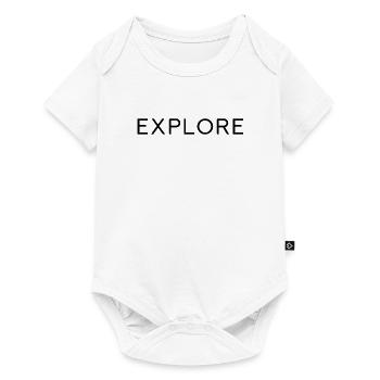 EXPLORE - Baby Premium short-sleeve bodysuit - white - Front