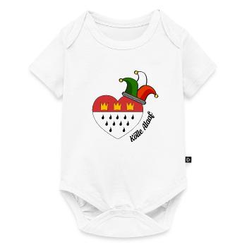 Kölle Alaaf Cologne Cathedral Carnival Kölsch - Baby Premium short-sleeve bodysuit - white - Front