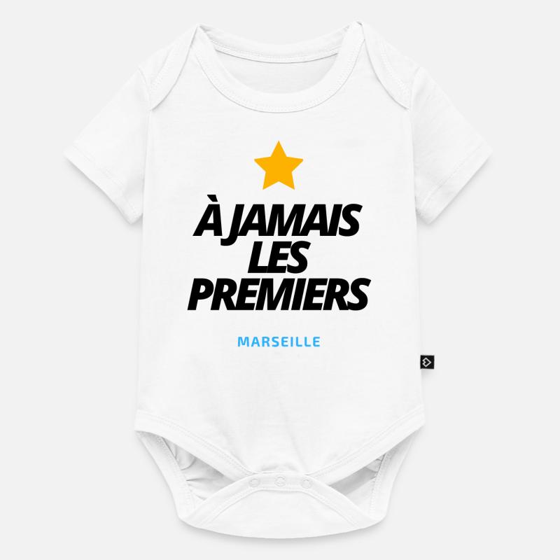 À JAMAIS LES PREMIERS (noir) - Body à manches courtes Premium Bébé - blanc