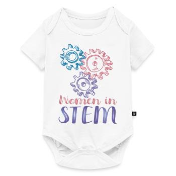 Women In Stem - Ingénierie - Body à manches courtes Premium Bébé - blanc - Devant