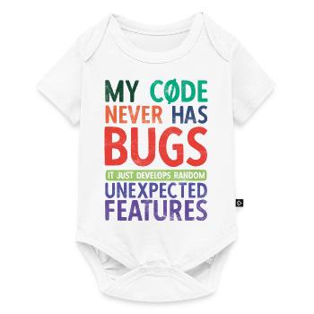 Software Ingenieur Informatiker Programmierer - Baby Premium Kurzarmbody - Weiß - Vorne