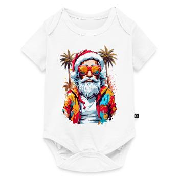 Cool Santa Claus - Baby Premium short-sleeve bodysuit - white - Front