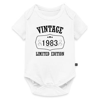 vintage 1983 limited edition - Body à manches courtes Premium Bébé - blanc - Devant