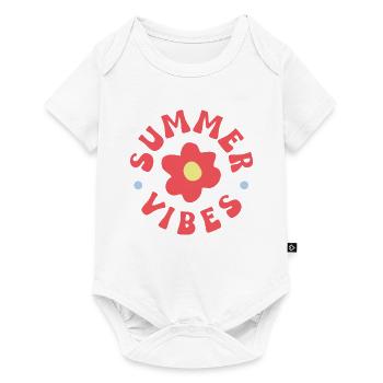 Summer Vibes - Baby Premium short-sleeve bodysuit - white - Front