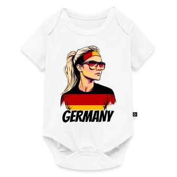 Germany Flag Flag Woman Sunglasses Fan - Baby Premium short-sleeve bodysuit - white - Front