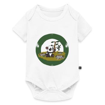 Environment Conservation Panda Japan Ecology - Baby Premium short-sleeve bodysuit - white - Front