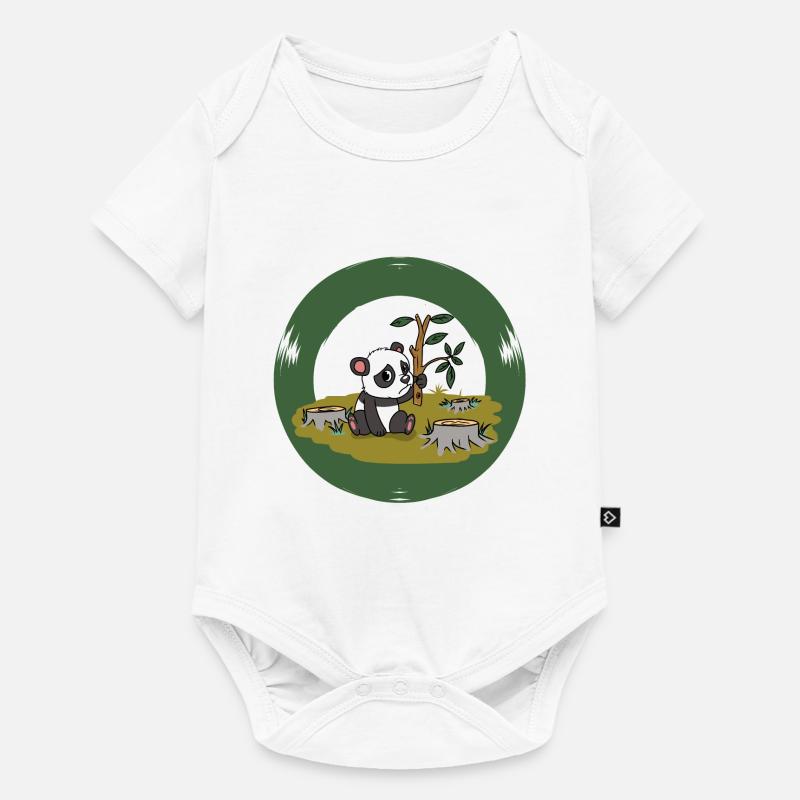 Environment Conservation Panda Japan Ecology - Baby Premium short-sleeve bodysuit - white