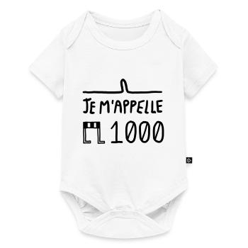 EMILE - Body à manches courtes Premium Bébé - blanc - Devant