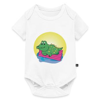 Kai Crocodile - Gift - Gift Idea - Baby Premium short-sleeve bodysuit - white - Front