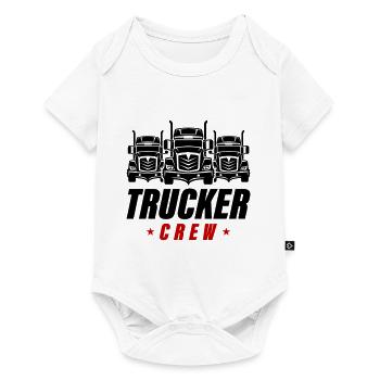 Trucker Crew - Baby Premium short-sleeve bodysuit - white - Front