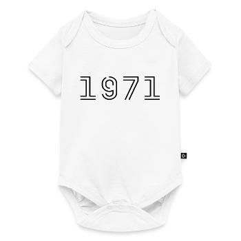1971 Retro 1971 Gift 1971 Vintage 1971 - Baby Premium short-sleeve bodysuit - white - Front