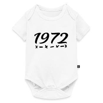 1972 Naissance - 53e anniversaire 1972 Légende 1972 - Body à manches courtes Premium Bébé - blanc - Devant