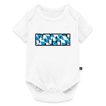 Bayern meine Heimat - Servus - Gruß aus Bayern - Baby Premium Kurzarmbody - Weiß - Vorne