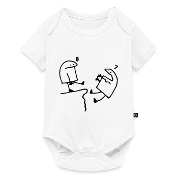 8 ans Idée Cadeau Humour Anniversaire 8 ans - Body à manches courtes Premium Bébé - blanc - Devant
