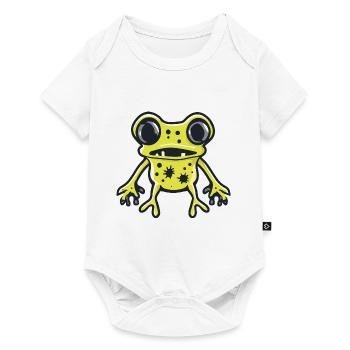 Frog Halloween Comic Funny - Baby Premium short-sleeve bodysuit - white - Front