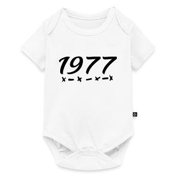 1977 Naissance - 48e anniversaire 1977 Légende 1977 - Body à manches courtes Premium Bébé - blanc - Devant