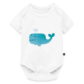 Baleine - Body à manches courtes Premium Bébé - blanc - Devant