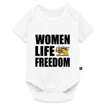 Women life freedom - Body à manches courtes Premium Bébé - blanc - Devant