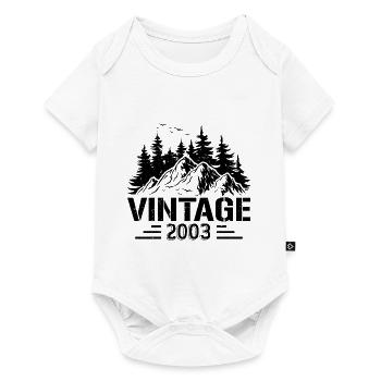 T-Shirt VINTAGE 2003 - Body à manches courtes Premium Bébé - blanc - Devant