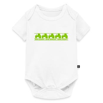 Protest - Keine Bauern Keine Nahrung Keine Zukunft - Baby Premium Kurzarmbody - Weiß - Vorne