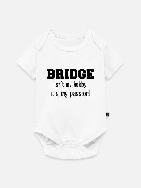 Bridge - Bridgeur - Bridgeuse - Cartes - Body à manches courtes Premium Bébé - blanc