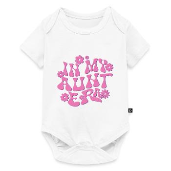 In My Aunt Era Baby Announcement for Aunt Mother's - Body à manches courtes Premium Bébé - blanc - Devant