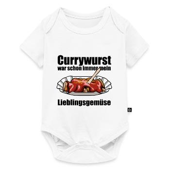 Currywurst - Mein Lieblingsgemüse - Fast Food - Baby Premium Kurzarmbody - Weiß - Vorne