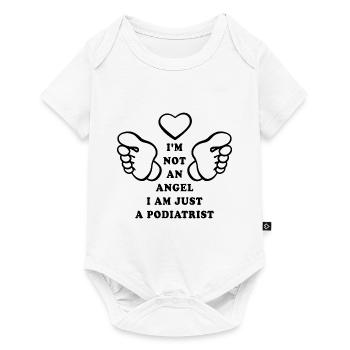 I'm not an angel I'm just a podiatrist - Baby Premium short-sleeve bodysuit - white - Front