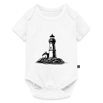 Lighthouse Icon - Baby Premium short-sleeve bodysuit - white - Front