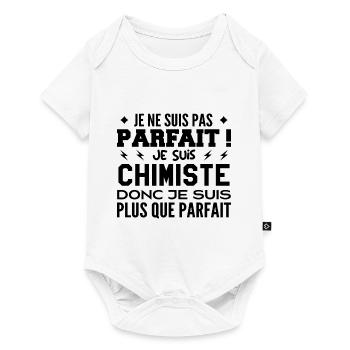 Un Chimiste plus que parfaite, métier de rêve - Body à manches courtes Premium Bébé - blanc - Devant