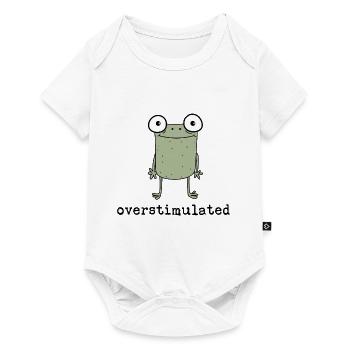 Overstimulated Frog - Gift Idea - Gift - Baby Premium short-sleeve bodysuit - white - Front