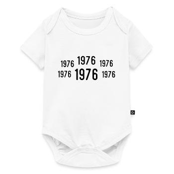 Retro 1976 Birthday 1976 Vintage Gift 1976 - Baby Premium short-sleeve bodysuit - white - Front