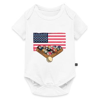 Billiards - Baby Premium short-sleeve bodysuit - white - Front