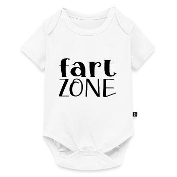 Fart Zone - Funny saying - Baby Premium short-sleeve bodysuit - white - Front