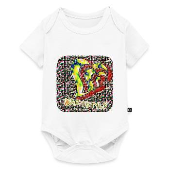 HEARTSTYLE - Baby Premium short-sleeve bodysuit - white - Front