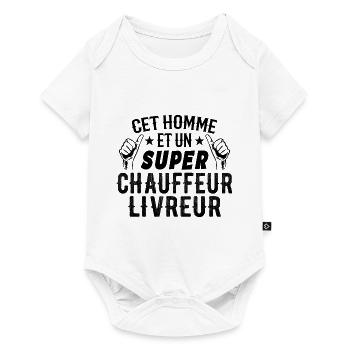Delivery Driver Funny Gift This Delivery Man - Baby Premium short-sleeve bodysuit - white - Front