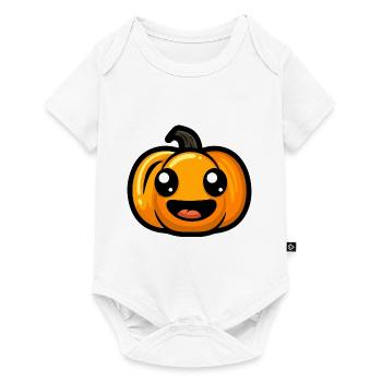 Pumpkin Halloween Autumn - Baby Premium short-sleeve bodysuit - white - Front